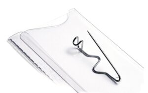 Durable Namensschild m. Wellennadel 40x75mm Pack à 100 Stück
