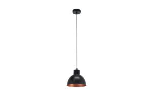 EGLO TRURO 1 Hängeleuchte schwarz, kupfer Trend & Vintage / exkl. 1x E27 60W
