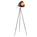 EGLO CHESTER Stehleuchte schwarz, kupfer Trend & Vintage / exkl. 1x E27 60W