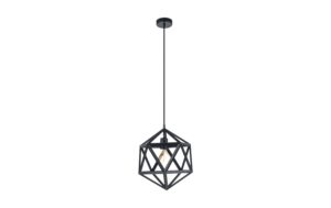 EGLO EMBLETON Hängeleuchte schwarz Trend & Vintage / exkl. 1x E27 60W
