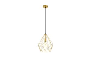 EGLO CARLTON Hängeleuchte goldfarben Trend & Vintage / exkl. 1x E27 60W
