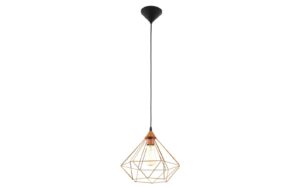 EGLO TARBES Hängeleuchte schwarz Trend & Vintage / exkl. 1x E27 60W