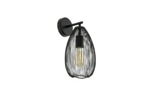EGLO CLEVEDON Wandleuchte schwarz Trend & Vintage / exkl. 1x E27 60W kaufen Schweiz | Mediatech.ch