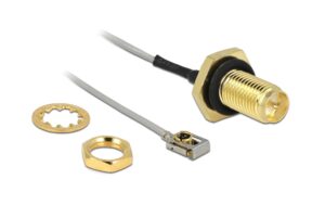 905670 - Mediatech Delock RP-SMA-Bu - MHF(I-Pex)LK Kabel zum Einbau, 35cm, spritzwassergesch. kaufen Schweiz | Mediatech.ch