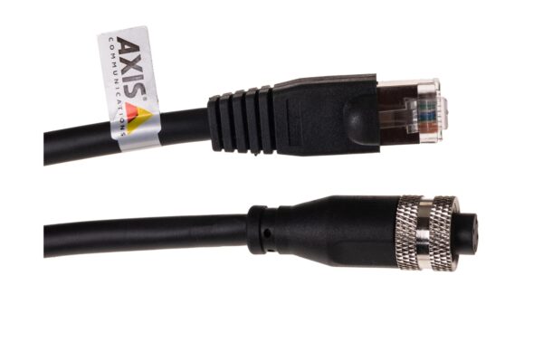 AXIS M12 zu RJ45 Adapter 0.5m, M12 Buchse zu RJ45 Stecker kaufen Schweiz | Mediatech.ch