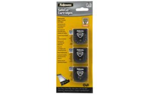 Fellowes Safecut Ersatzklinge - 3 Stile perforiert, gewellt, falzen
