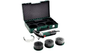 Metabo PE15-25 Winkelpolierer im Set 1500 W, 175 mm,(Renovierungs-Set)