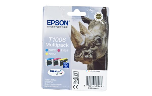 Tinte Epson C13T100640 farbig, 3x 11.1ml zu Stylus Office SX600FW/ B40W, BX600FW kaufen Schweiz | Mediatech.ch