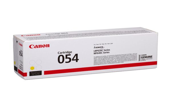 Canon Toner 054 Y, 3021C002 1200 Seiten, zu LBP623/621, MF645/643/641