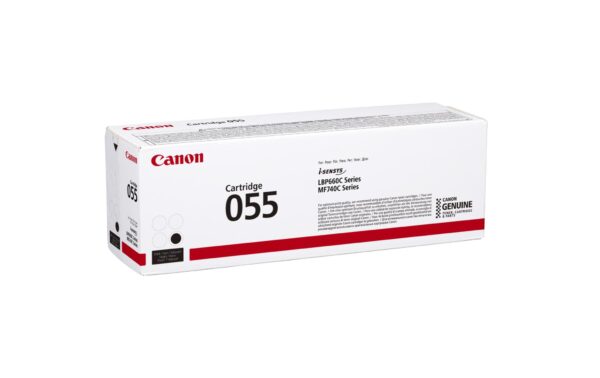 Canon Toner 055 BK, 3016C002 2300 Seiten, zu LBP664/663, MF746/744/742