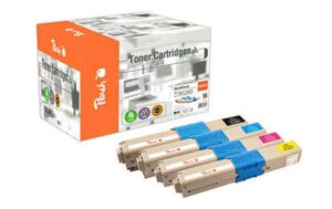 913533 - Mediatech Peach Toner OKI C332-series MultiPack bk, c, m, y, zu C332/MC363 kaufen Schweiz | Mediatech.ch