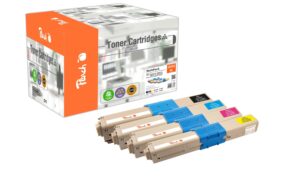Peach Toner OKI C332XL-series MultiPack bk, c, m, y, zu C332/MC363