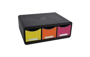Exacompta TOOLBOX MAXI 3 Ordnungs- und Ablagebox, 3 Schubladen