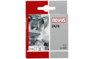 NOVUS 24/6 DIN Heftklammer Inhalts der Packung: 2.000 Heftklammern