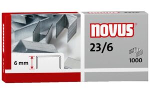 NOVUS 23/6 Heftklammern Inhalts der Packung: 1.000 Heftklammern
