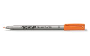 STAEDTLER 316 Folienstift Lumoc F orange nonpermanent,S-Spitze, ca. 0.6 mm