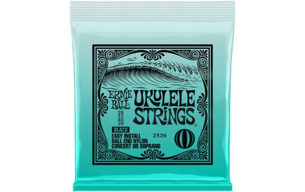 915717 - Mediatech Ernie Ball 2326 Ukulele Strings Ukulelen Saitensatz, Black, Ball End, 28-28 kaufen Schweiz | Mediatech.ch