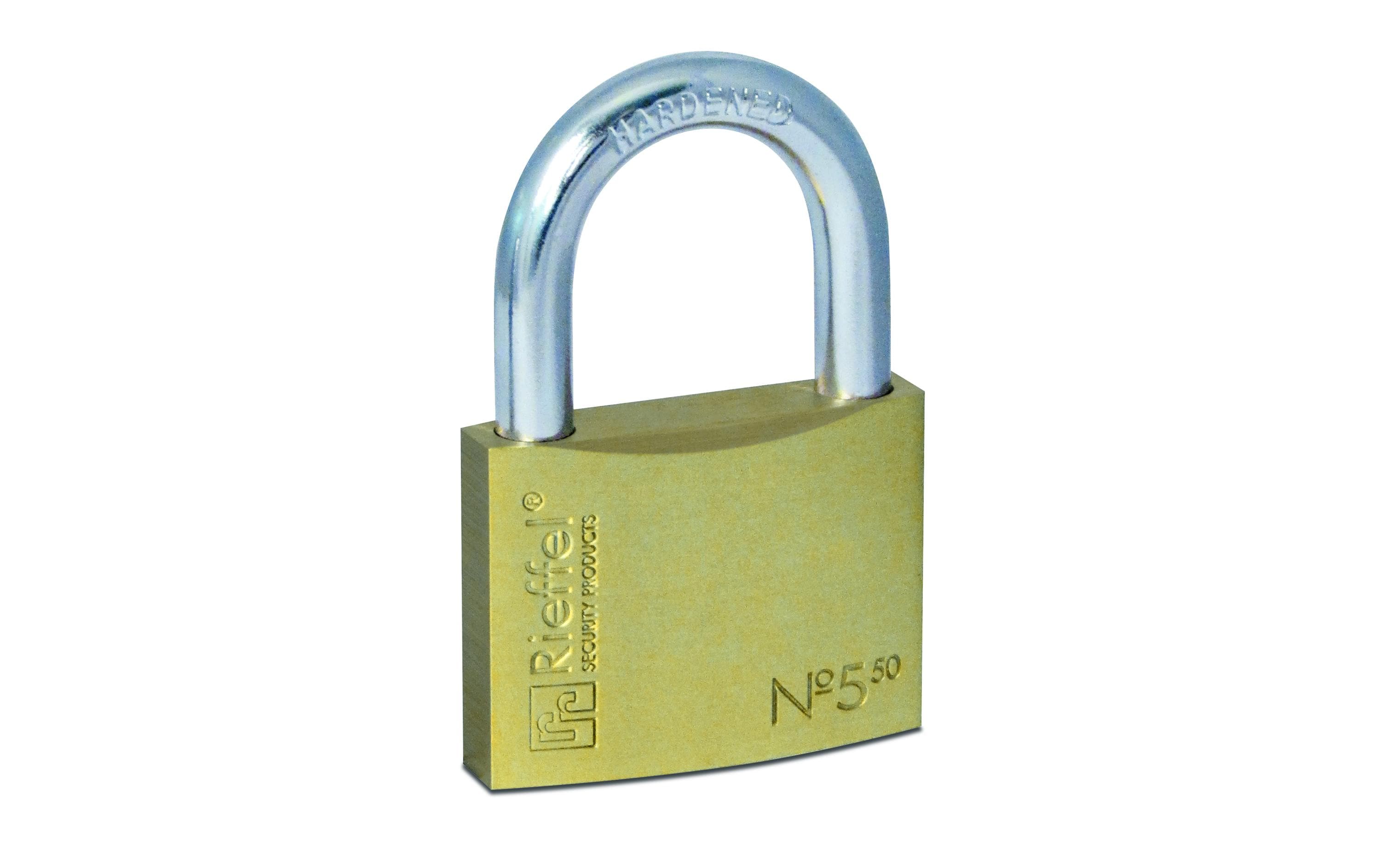 Rieffel Vorhängeschloss Messing Nr. 5 SB Grösse 50x30mm kaufen Schweiz | Mediatech.ch