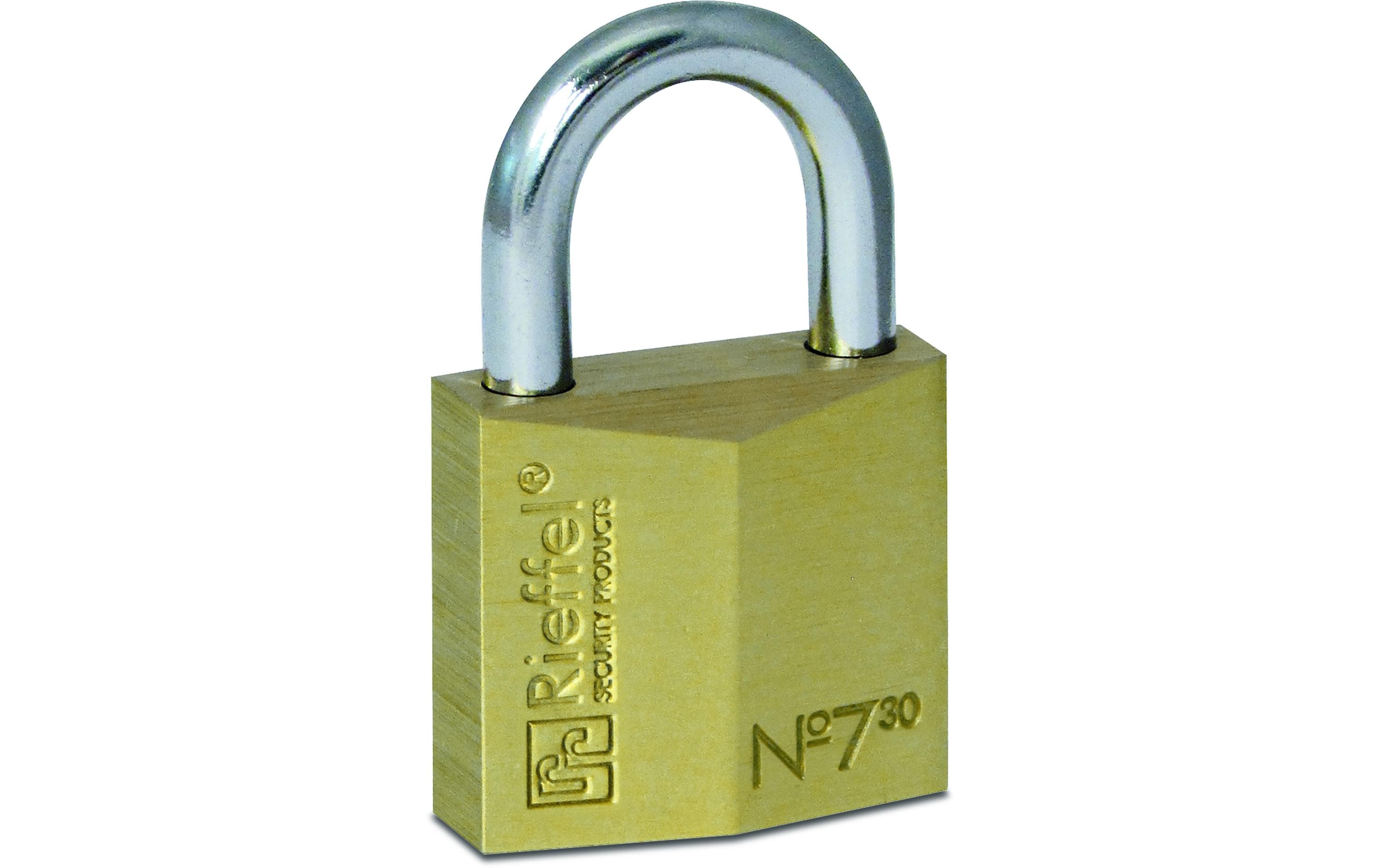 Rieffel Vorhängeschloss Messing Nr. 7 SB Grösse 30x17mm kaufen Schweiz | Mediatech.ch