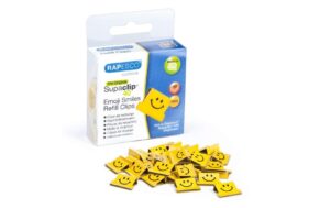 Rapesco Supaclip nachfüllclips 100 Stück, gelb
