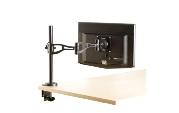 916469_1 - Mediatech Fellowes Vista Einzel Monitorarm Für Monitore bis 10kg und 32