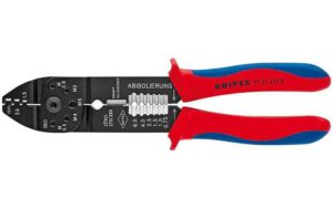 Knipex Crimpzange brüniert 230 mm mit Mehrkomponenten-Hüllen kaufen Schweiz | Mediatech.ch