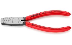 Knipex Crimpzange für Aderendhülsen 145 mm mit Kunststoff überzogen