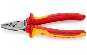 Knipex Crimpzange für Aderendhülsen 180 mm Griffe isoliert kaufen Schweiz | Mediatech.ch