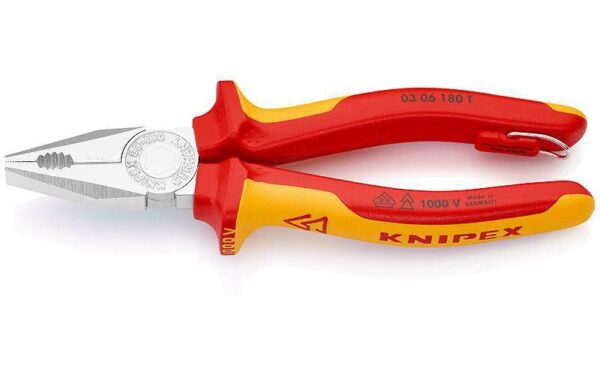 Knipex Kombizange verchromt 180 mm mit Öse kaufen Schweiz | Mediatech.ch