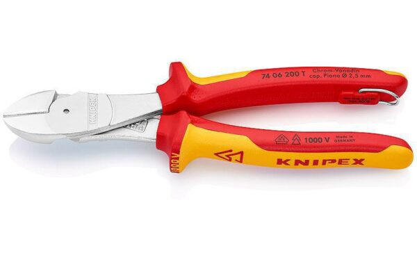 Knipex Kraft-Seitenschneider 200 mm verchromt m. Öse kaufen Schweiz | Mediatech.ch