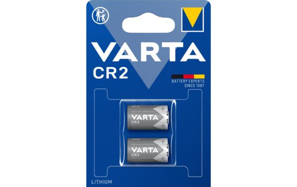 VARTA Lithium Batterie CR2, 2Stk 2 Stück, Blister Verpackung, 3.0V