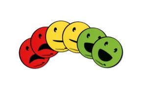 Legamaster Emoticon Magnete assort. 50mm 6 Stk. (je 2 lachend,traurig,neutral)