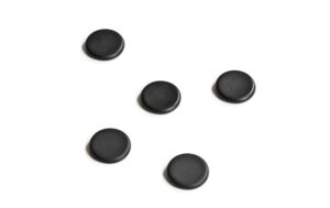 Legamaster Haftmagnete für Glasboard 10mm, 5 Stk. Schwarz