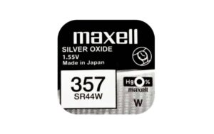 Maxell Knopfzelle SR44W, 10er Pack vergl. V357