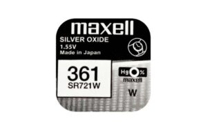Maxell  Knopfzelle SR721W, 10er Pack vergl. V361