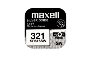 Maxell Knopfzelle SR616SW, 10er Pack vergl. V321