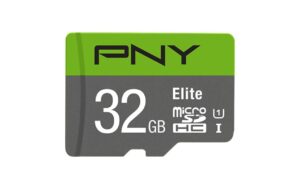 PNY microSDHC Card Elite UHS-I 32GB inkl. SD-Adapter, Lesen: 100MB/s