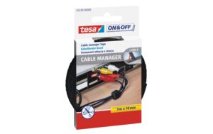Tesa Velcro Cable Manager universal schwarz 10 mm x 5 m kaufen Schweiz | Mediatech.ch