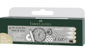 Faber-Castell PITT Artist Pen Tuschezeichne Black&White