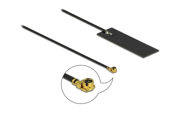 Delock WLAN Antenne, PCB, 15cm MHF I Stecker, Klebemontage, 2 - 4 dBi kaufen Schweiz | Mediatech.ch