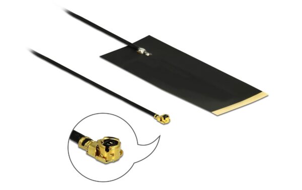 925845 - Mediatech Delock LPWAN Antenne, FPC, 15cm, 1.13 MHF I Stecker, Klebemontage, 2.63 dBi kaufen Schweiz | Mediatech.ch