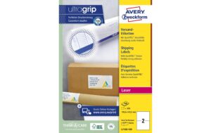 Avery Zweckform Versand-Etiketten 199.6x143.5mm,100 Bogen/200 Etiketten