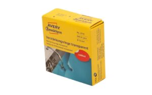 Avery Zweckform Verstärkungsringe 13mm Spender, transparent