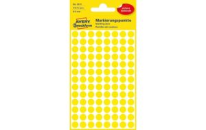 Avery Zweckform, Klebepunkte 8 mm Gelb Durchmesser 8mm, 4 Bogen/416 Etiketten kaufen Schweiz | Mediatech.ch