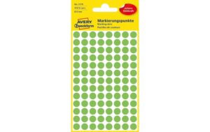 Avery Zweckform, Klebepunkte 8 mm Neongrün Durchmesser 8mm, 4 Bogen/416 Etiketten kaufen Schweiz | Mediatech.ch