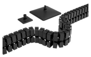 Actiforce Kabelkette SLIM, black 35 x 55 x 1380mm