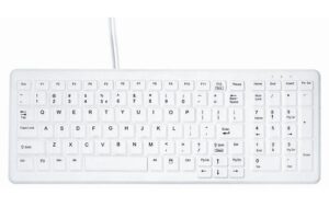 934190 - Mediatech Active Key desinfizierbare Tastatur, weiss USB 2.4Ghz kaufen Schweiz | Mediatech.ch