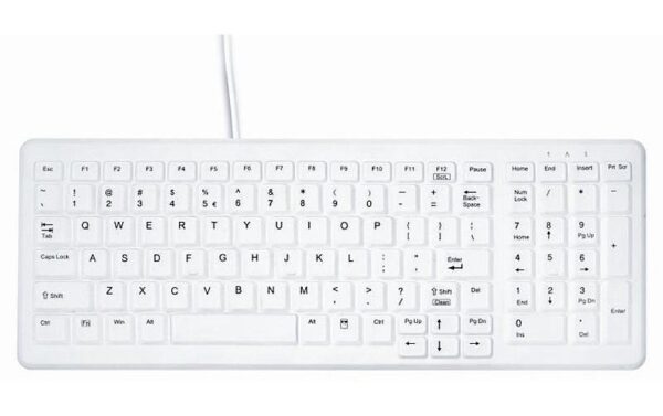934190 - Mediatech Active Key desinfizierbare Tastatur, weiss USB 2.4Ghz kaufen Schweiz | Mediatech.ch