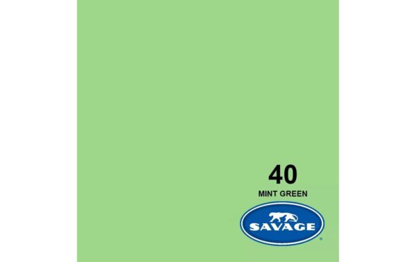 934740 - Mediatech Savage Hintergrundpapier minzgrün 1.35x11m Masse 1.35 x 11m