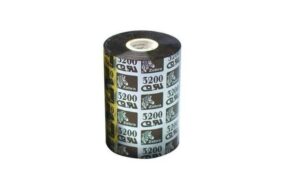 Zebra Farbband für Thermo Transfer, 131mm, Wax/Resin (3200), 25mm Core, 450m,